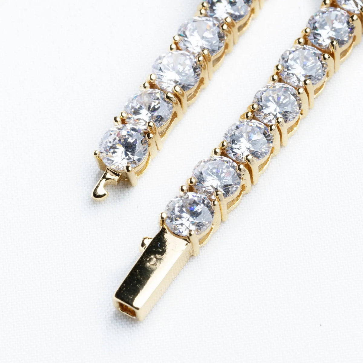4mm Tennis Bracelet - Gold - Tyresse