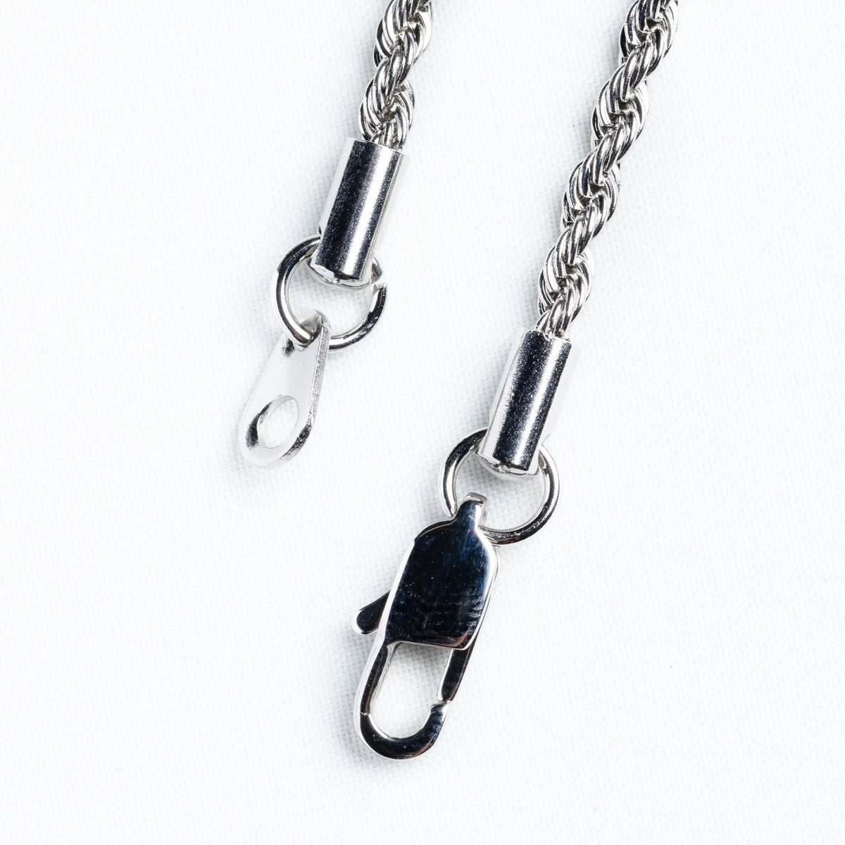 Tyresse 3mm Rope Chain - White Gold