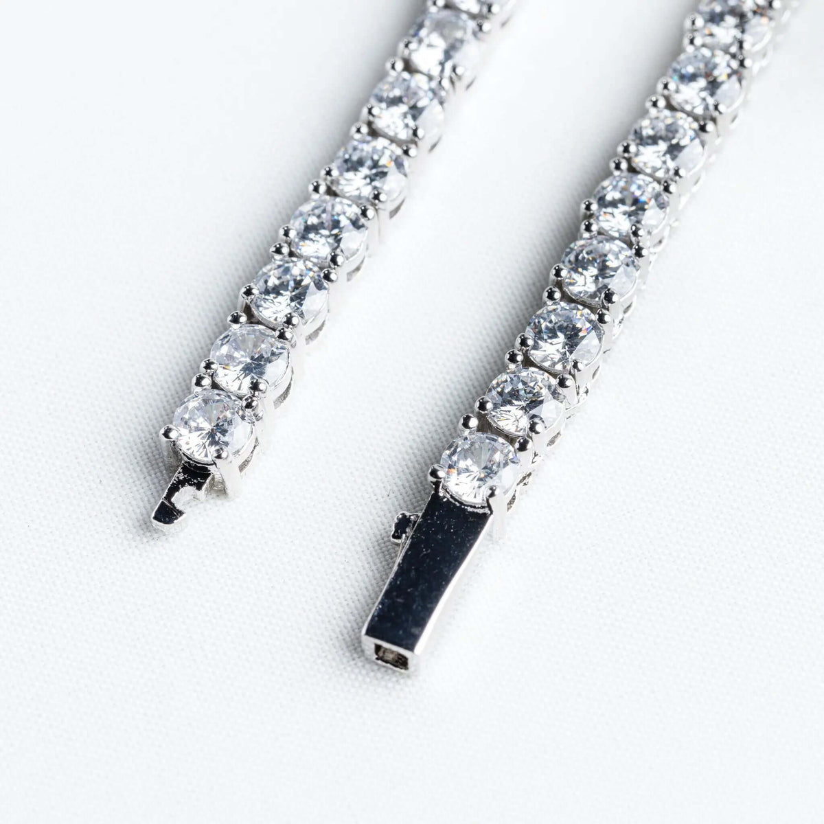 Tyresse 4mm Tennis Necklace - Silver