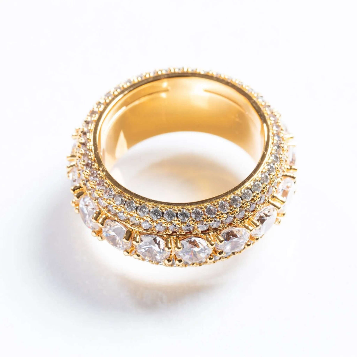 Tyresse Iced Spinning Ring - Gold