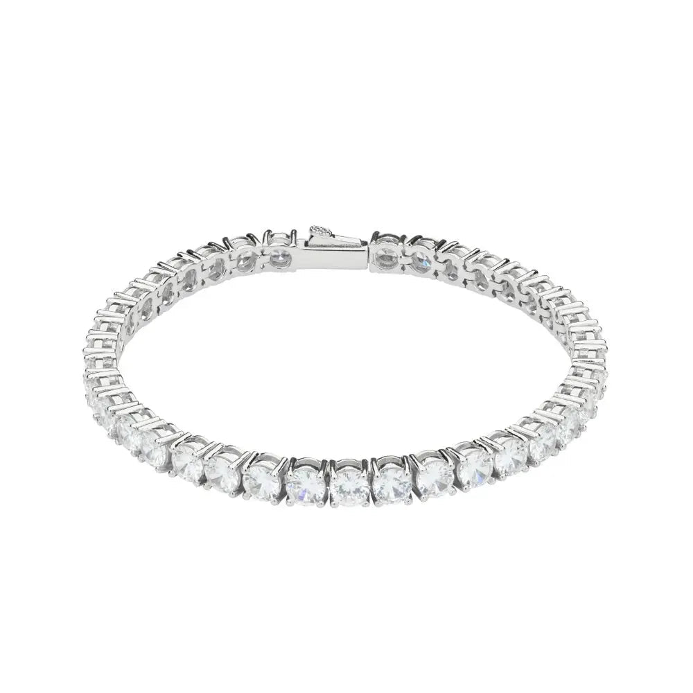 Tyresse 5mm Tennis Bracelet - Silver