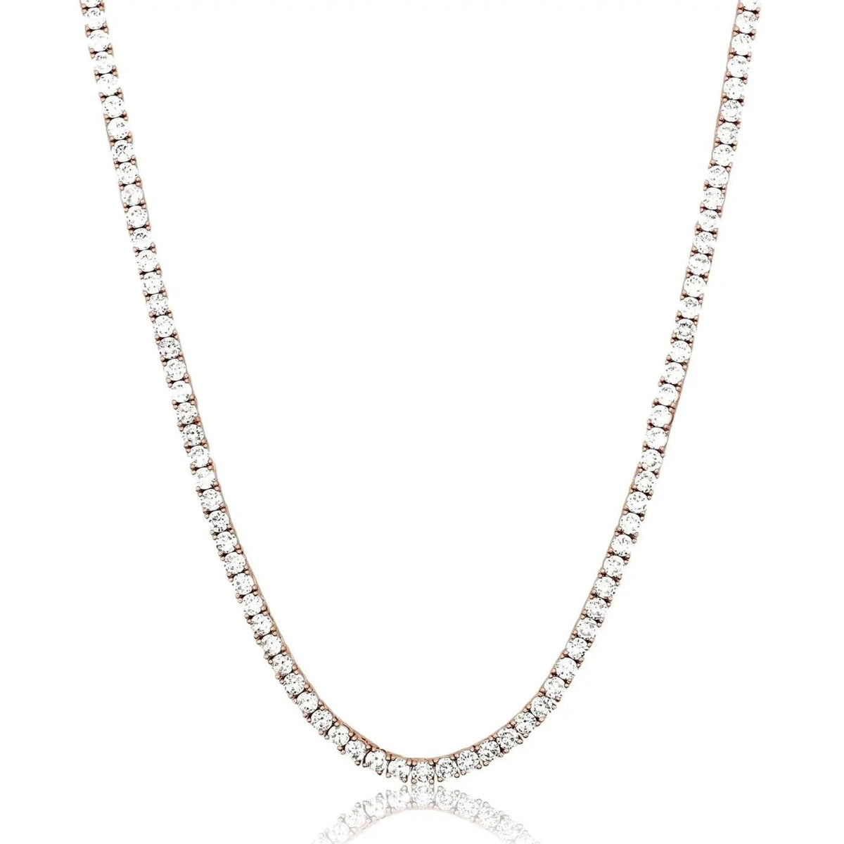 5mm Tennis Chain - Rose Gold - Tyresse