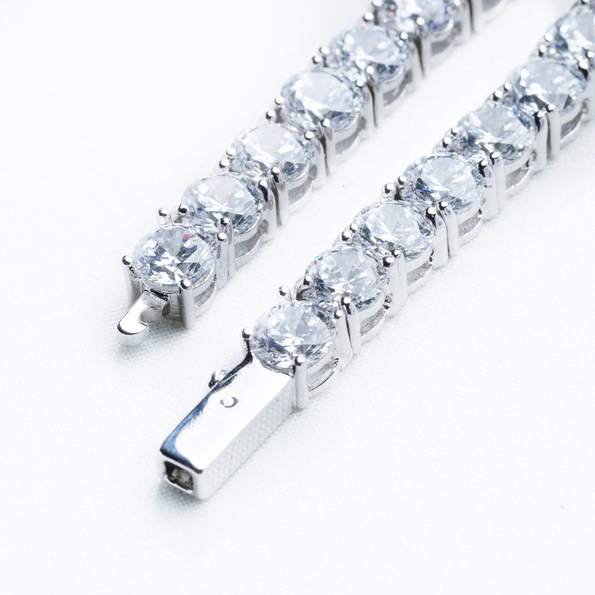  Tyresse 5mm Tennis Bracelet - White Gold