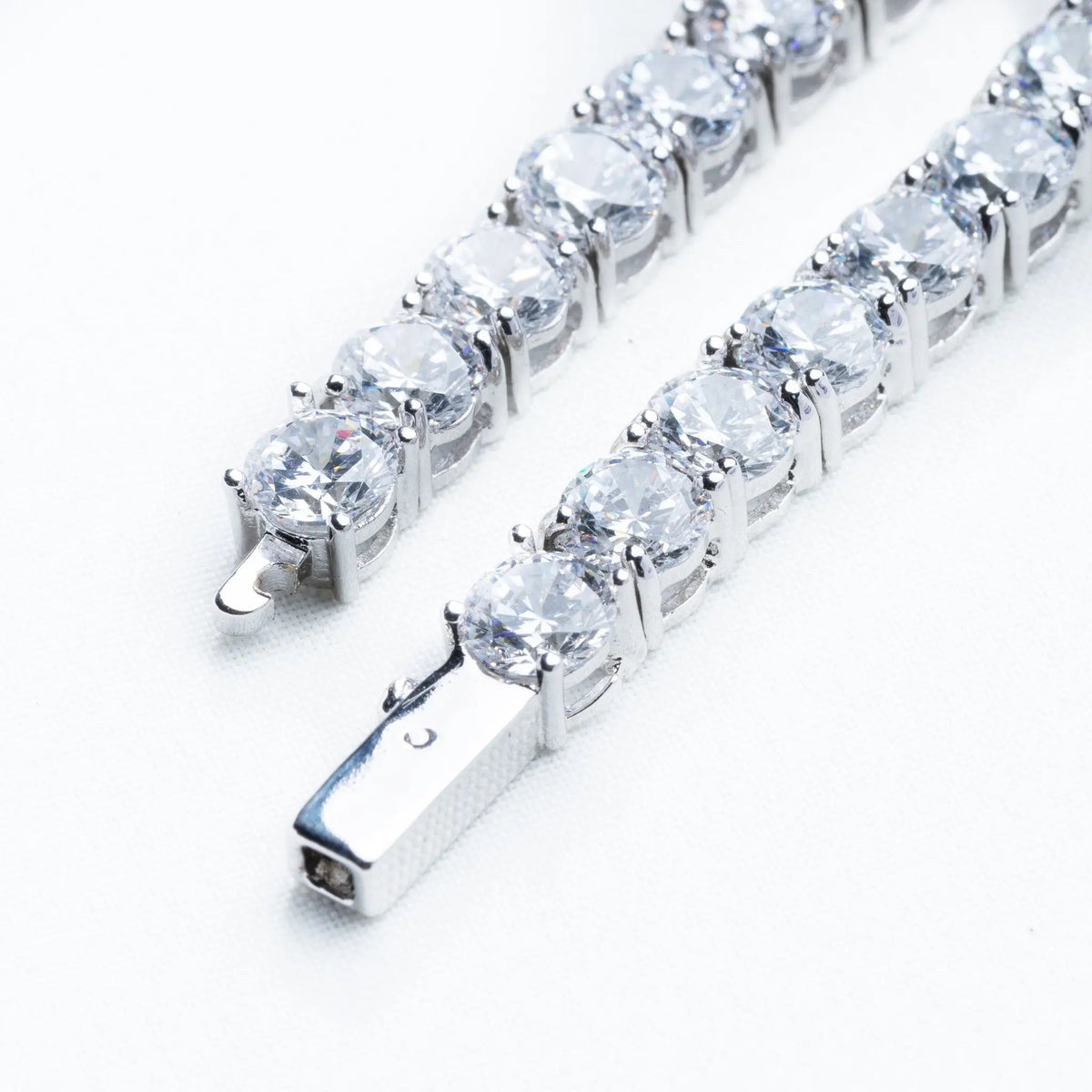  Tyresse 4mm Tennis Bracelet - White Gold