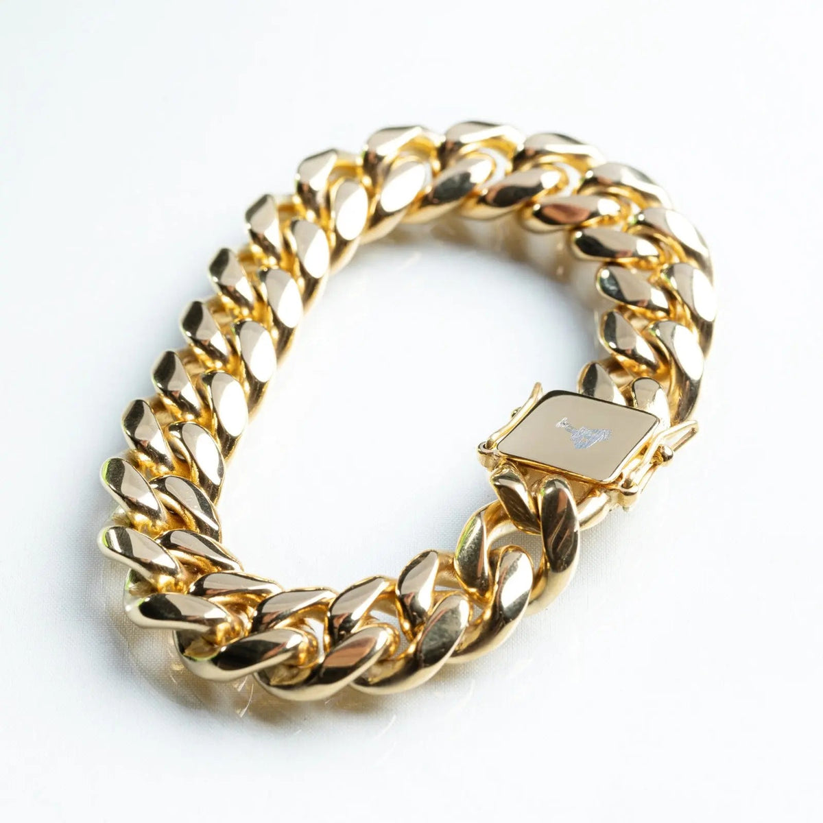  Tyresse 14MM MIAMI CUBAN BRACELET - GOLD