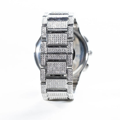Tyresse  Bigface Fashion Watch - White Gold